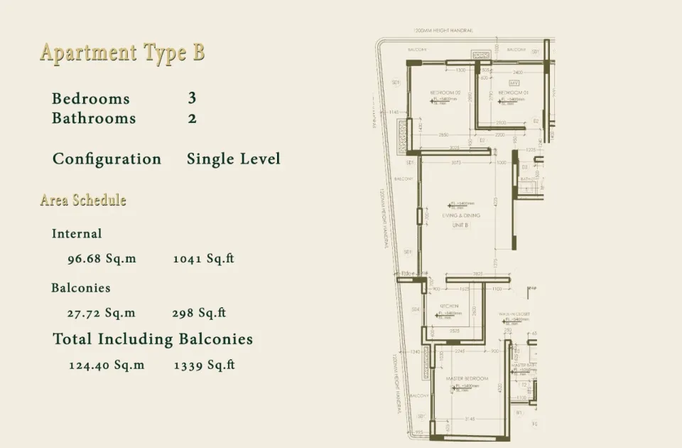 Floor plan, Type B